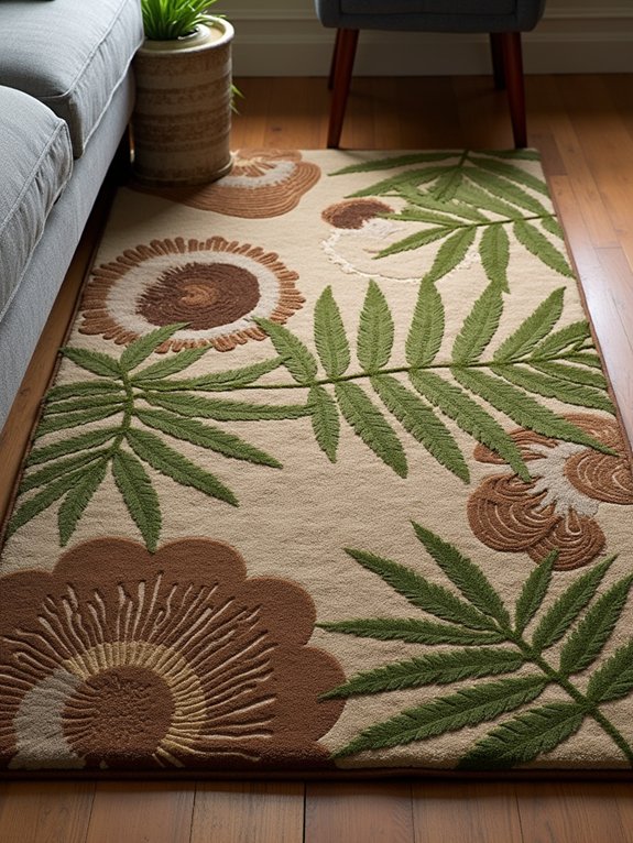 cozy woodland retreat rugs