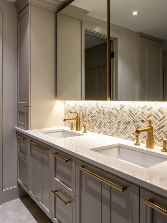 creative bathroom backsplash ideas