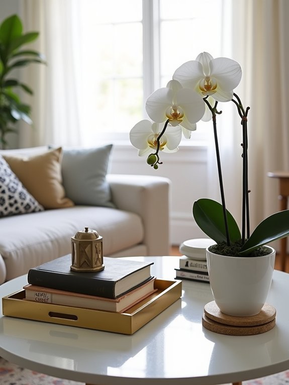creative coffee table styling