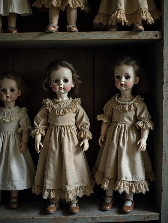 creepy dolls and mannequins