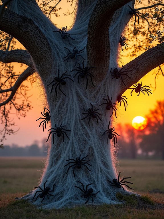 creepy halloween tree decoration