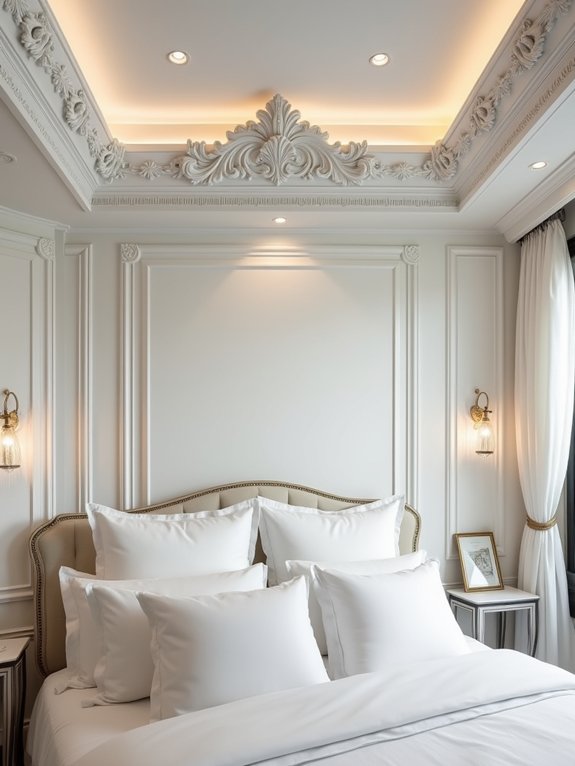 crown molding enhances sophistication