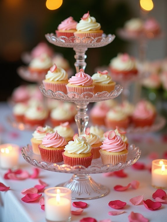 cupcake tower staircase display