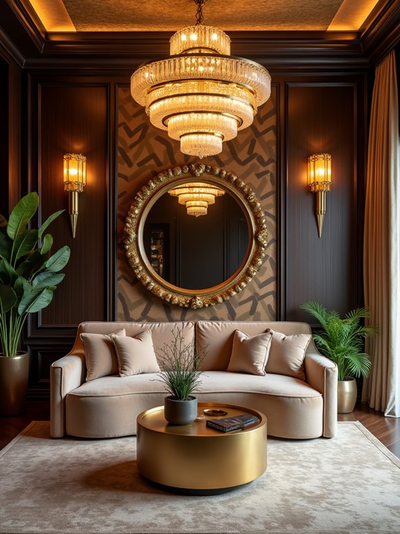 curved furniture enhances elegance