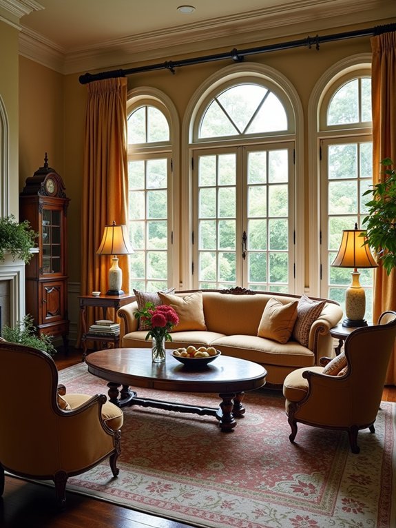 curved furniture for elegance