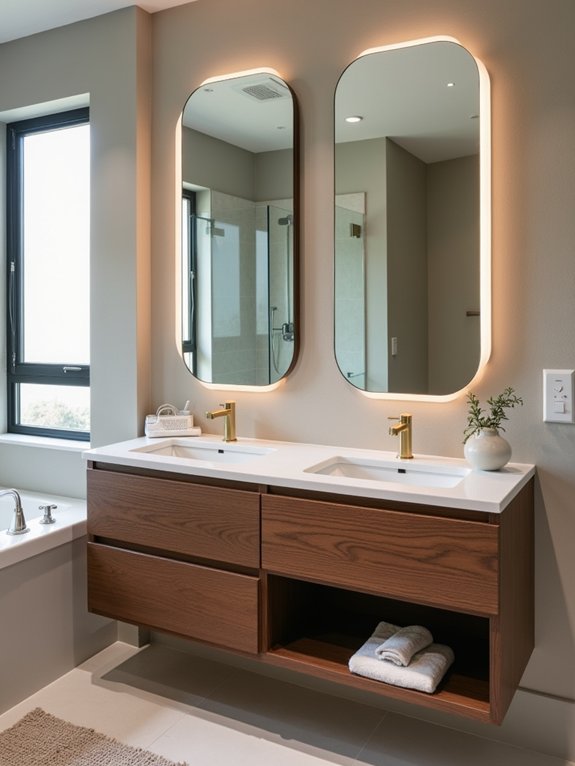 custom bathroom storage solutions