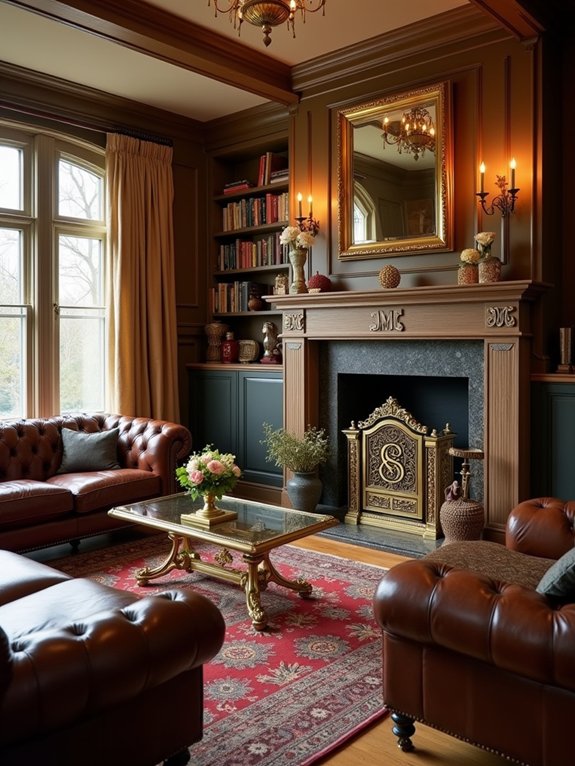 custom monogrammed fireplace screens