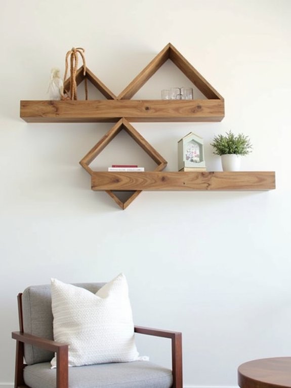 custom shelving for elegance