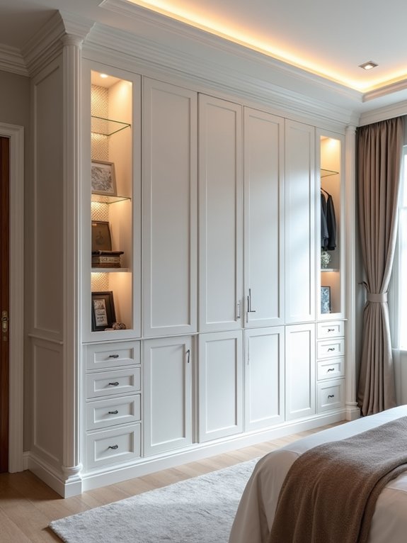 custom wardrobe island elegance