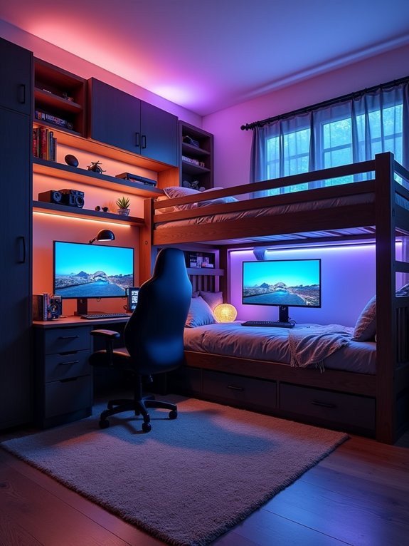 customizable gaming station setup