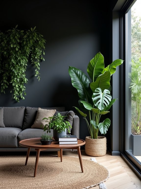 dark botanical elegance indoors