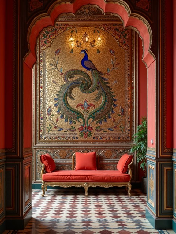 dazzling mirror and mosaic