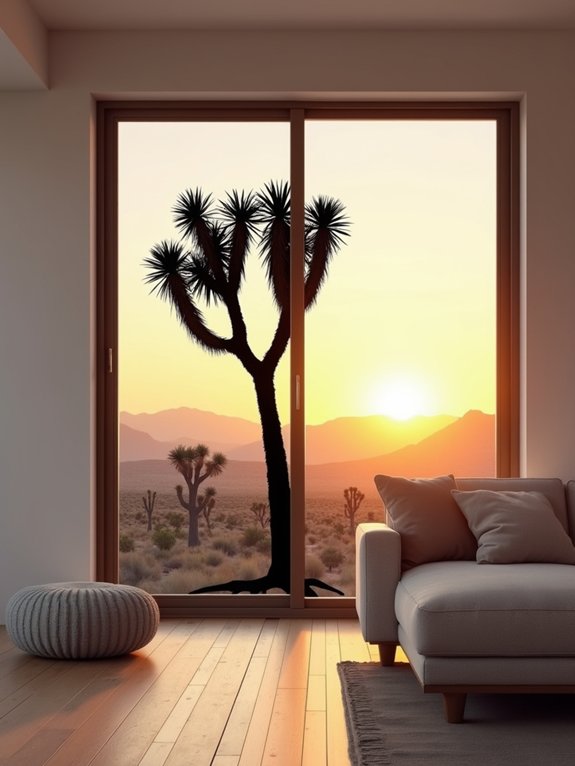 desert inspired window decals