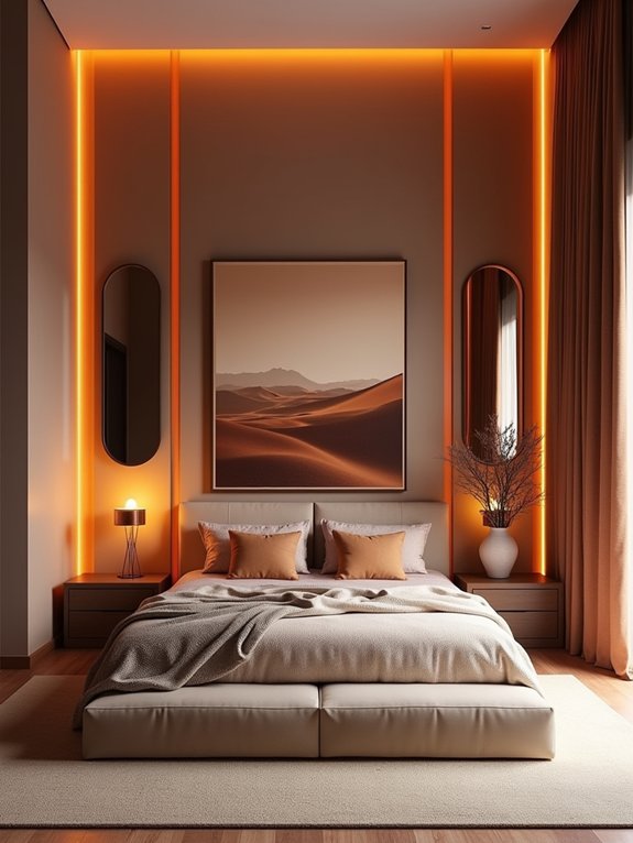 desert sunset inspired room design