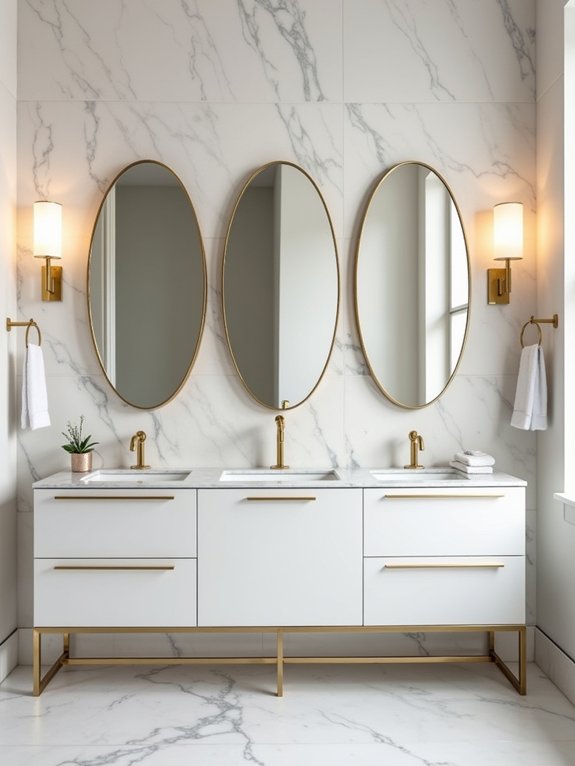 designer mirror arrangements elevate