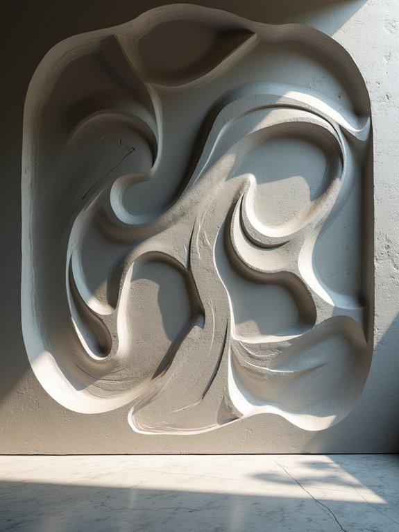 dimensional wall relief designs