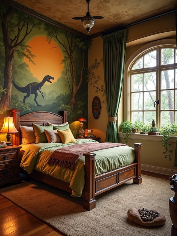 dinosaur themed bedroom adventure
