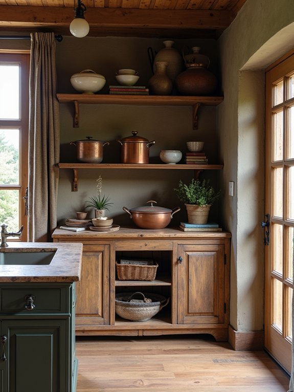 display treasured kitchen items