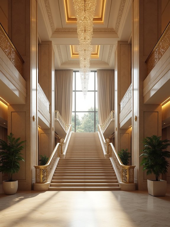 dramatic high ceiling design