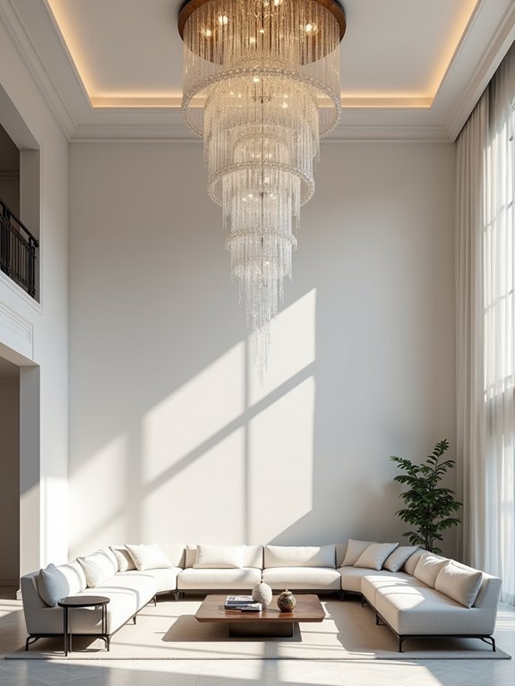 dramatic light fixtures elevate interiors