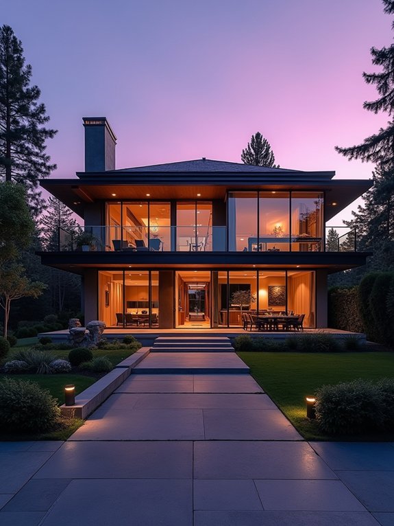 dramatic natural light features