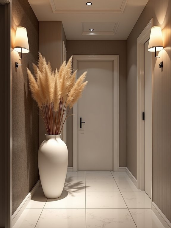 dramatic oversized floor vases
