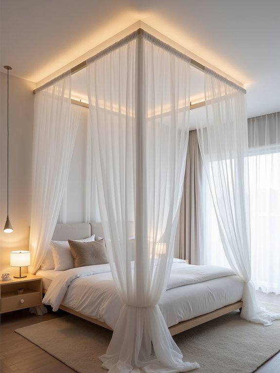 dreamy floating canopy retreat