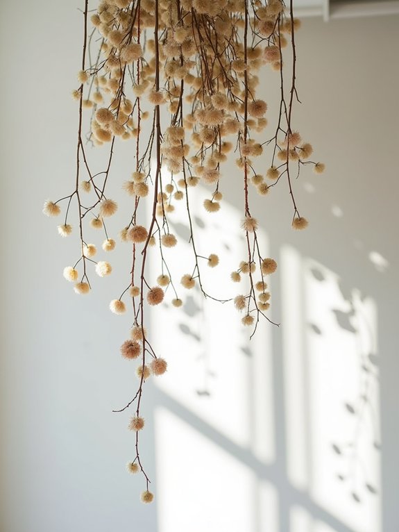 dried floral installations beauty