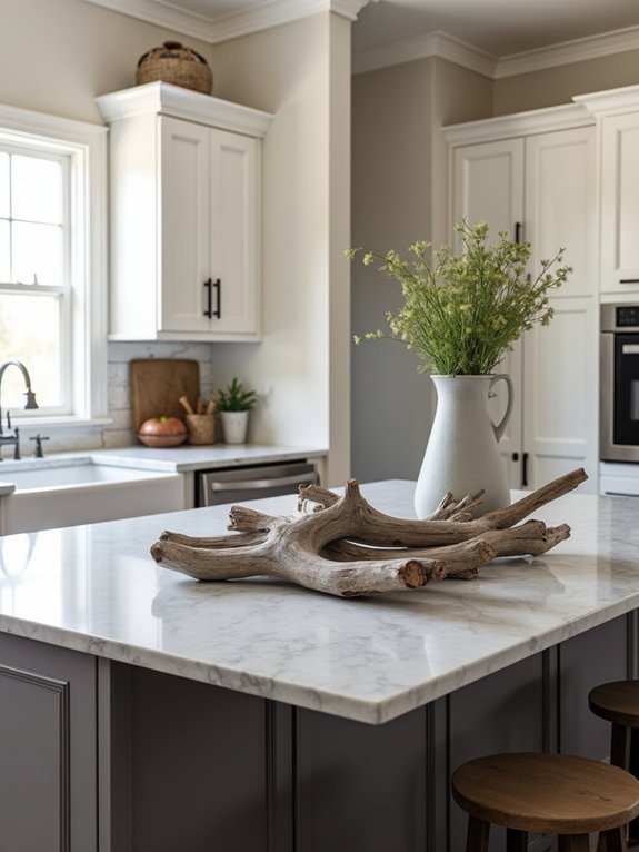 driftwood kitchen island enhancement