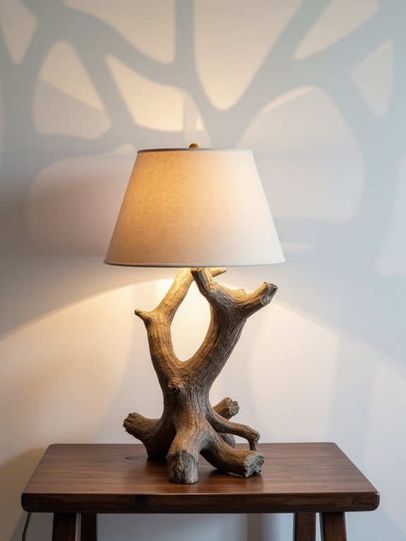driftwood lamp natural art