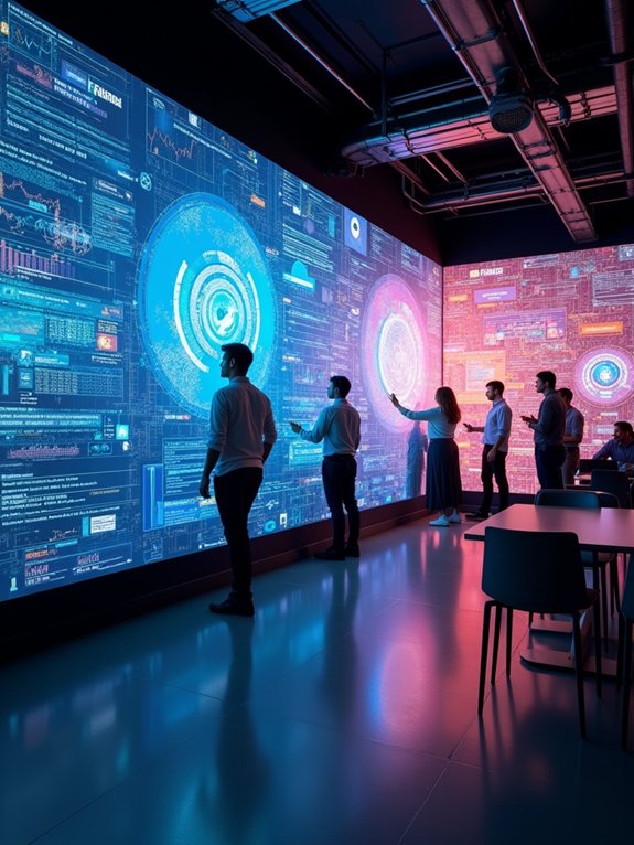 dynamic collaborative digital displays