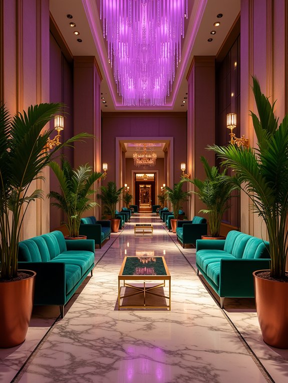 dynamic color schemes enhance ambiance