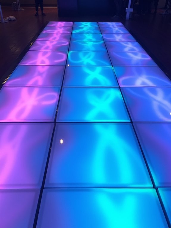 dynamic gradient dance floors