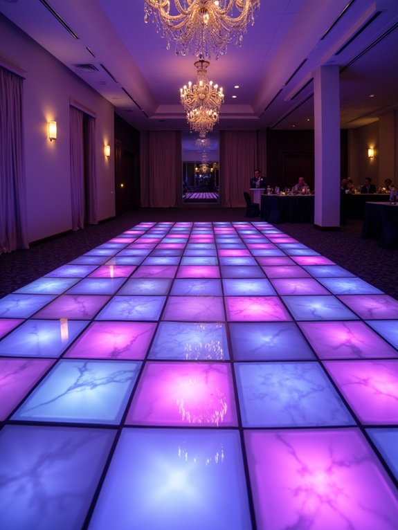 dynamic led dance floor