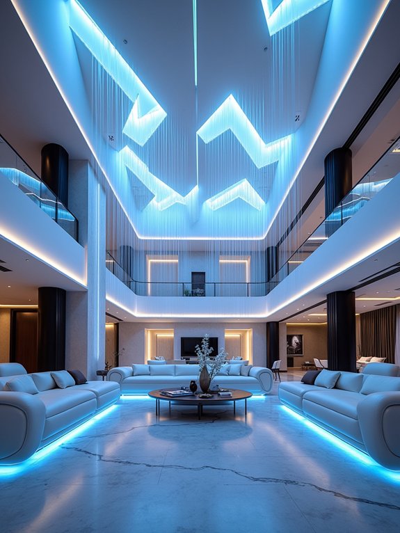 dynamic multi dimensional ceiling designs