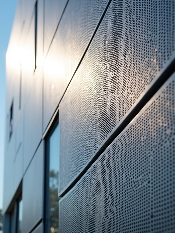 dynamic perforated aluminum cladding
