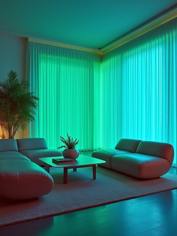 dynamic programmable color surfaces