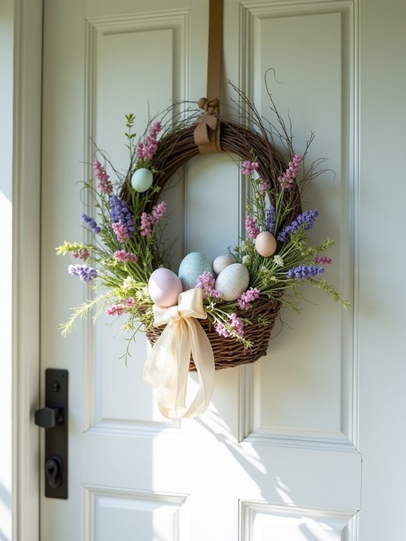 easter basket door swag