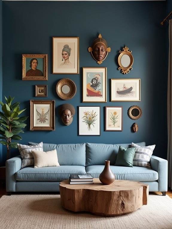 eclectic art display tips