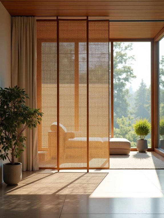 eco friendly bamboo room dividers