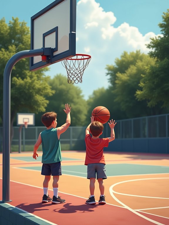 eco friendly basketball court materials