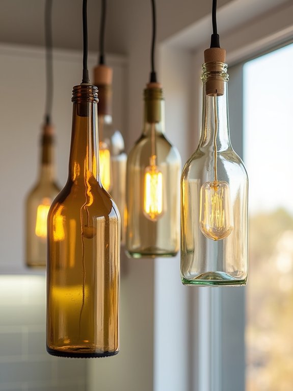 eco friendly bottle light fixtures