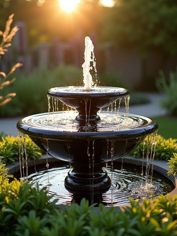 eco friendly solar water features