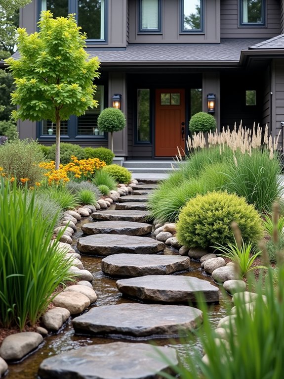 eco friendly water runoff garden
