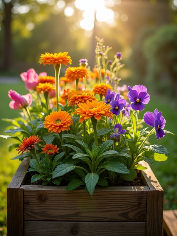 edible flowers enhance gardens