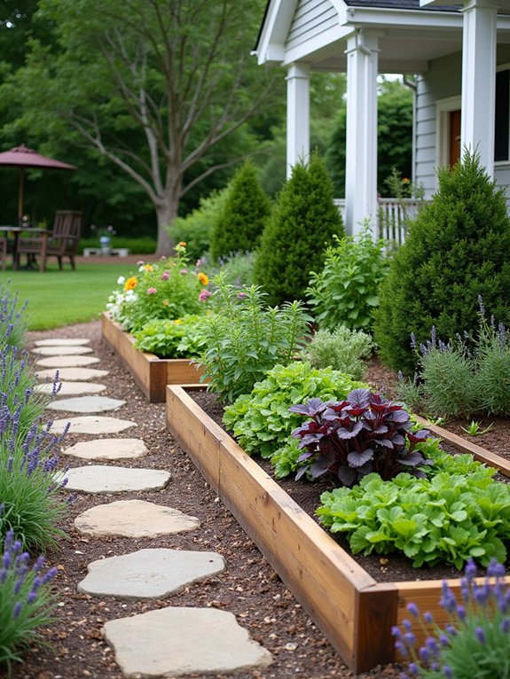 edible landscape front yard