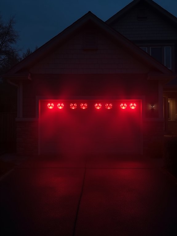 eerie glowing eyes decoration