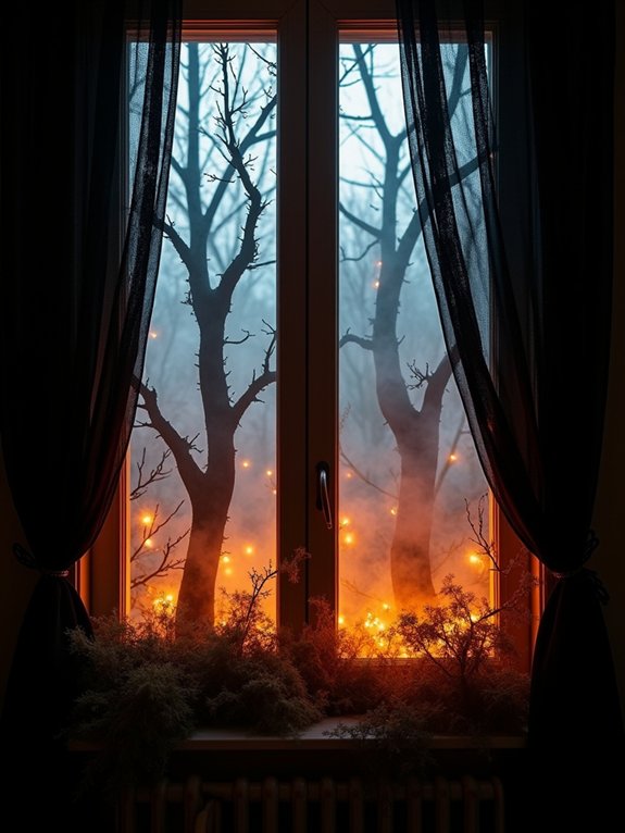 eerie woodland window transformation