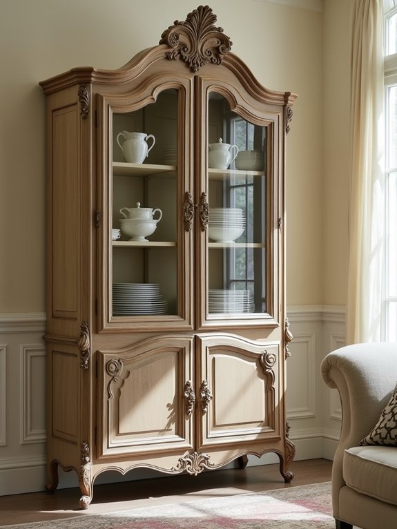 elegant antique armoire styling