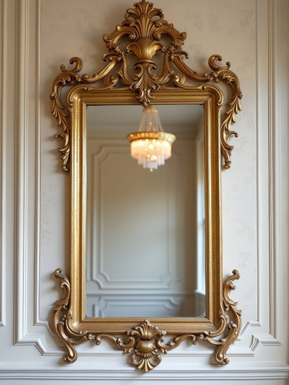 elegant antique mirrors decor